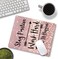 Inspirational Quote Mouse Pad Stay Positive Work Hard and Make It Happen Motivational Pad for Women Square Waterproof NonSlip Rubber Base MousePads Office Laptop