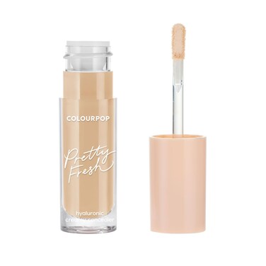 ColourPop Pretty Fresh Creamy Concealer  Full Coverage Concealer with a Natural Finish  Formulated with Hyaluronic Acid  Coconut Water for Instant Hydration  Medium  90W 03 oz