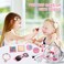 Kids Makeup Kit for Girls Unicorn Princess Pretend Play Toy Makeup Set for Toddler Girls Party Favors Toys for Little Girls age 2 3 4 5 6 7