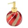 Avanti Linens  Soap DispenserLotion Pump Countertop Accessories Christmas Bathroom Decor Holiday Collection Red Ornament