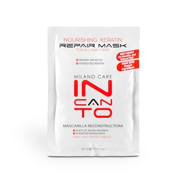 Milano Care Incanto Keratin Repair Mask  Keratin Protein Hair Mask Infused with Argan Oil  Paraben  Sulfate Free Hair Repair  Strengthening Treatment for Dry or Damaged Hair