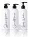 Alora 32oz Reusable Shampoo and Conditioner Bottles  Set of 3  Easy to Read Labels  Pump Bottle Dispenser for Shampoo Conditioner Body Wash  Empty Plastic Refillable Containers for Shower
