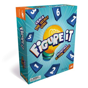 FoxMind Games Figure It Code Cracking Logic Deduction Game for Family and Friends from Alex Randolph Easy to Learn Fast to Play Portable Game Can Play Anywhere for Ages 6 and Up
