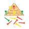 US Toy Tricky Triangle Game  Travel Games Assorted MU845