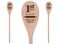 1st 2nd and 3rd Place Winner14 Inch Kitchen Spoons Set of 3 Personalized Custom Engraved in USA Wooden Cooking Utensils Chili Cook Off Showcase Party Prizes Contest Favor Baking