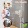 EUDEMON 1 Pack Updated Child Proof RefrigeratorFridgeFreezer Door Lock Apply to Max 125mm Sealing Strip for Toddlers and Kids no Tools Need or Drill Grey
