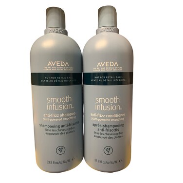 Aveda Smooth Infusion Anti Frizz Shampoo and Conditioner 338 OZ Each