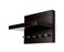 BLUEWUD Skywood Wall Mounted Key HolderKey Rack Hooks with Decor Shelf Wenge 5 Keys with Shelf