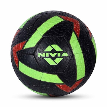 Nivia Street Rubber Football Size 5 Black
