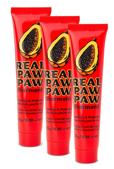 Real Paw Paw Ointment 25g Bundle of 3 with Fermented Paw Paw Calendula Infused Oil