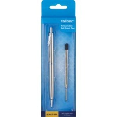 Caliber Retractable Ball Point Pen  Refill Black Ink