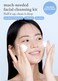 NOONI 2in1 Much Needed Facial Cleansing Kit  Whip Maker  Face Foam Cleanser  Foam Maker Remove Impurities Daily Routine for All Skin Types Stocking Stuffers Christmas Gifts Sets for Women
