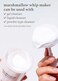 NOONI 2in1 Much Needed Facial Cleansing Kit  Whip Maker  Face Foam Cleanser  Foam Maker Remove Impurities Daily Routine for All Skin Types Stocking Stuffers Christmas Gifts Sets for Women