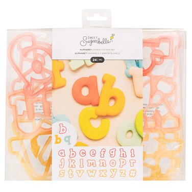 Sweet Sugarbelle Cookie Cutters Alphabet Create Sweet Alphabet Cookies for Parties Birthdays Holidays Baking Cooking Kitchen Crafting and More