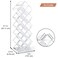 Lolalet 3 Pack Lipstick Holder Organizer 48 Spaces Acrylic Stackable Fish Shape Lipsticks Tower Lipgloss Display Stand Clear Lip Gloss Organizers Storage Box 16 Slots