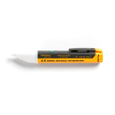 Fluke 1AC II VoltAlert NonContact Voltage Tester PocketSized 901000V AC Audible Beeper 2 Year Warranty CAT IV Rating
