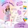 Born Toys Real Kids Baking Sets for Girls Kids Cooking Set wUnicorn Apron Ages 5  Up