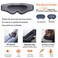 DREAMLIGHT Ease Lite 3D Sleep Mask Silk for Women and Men 100 Light Blocking Eye Mask Blinders for SleepingDark CirclesPuffy EyesDry EyesTravelWashable Soft Sleeping Mask Gray