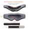 DREAMLIGHT Ease Lite 3D Sleep Mask Silk for Women and Men 100 Light Blocking Eye Mask Blinders for SleepingDark CirclesPuffy EyesDry EyesTravelWashable Soft Sleeping Mask Gray
