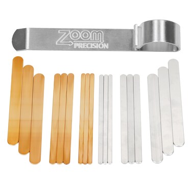 Bracelet Metal Stamping Kit Aluminum and Copper Bracelet Blanks wBracelet Bending Bar for Jewelry Stamping Kit Metal Stamping Blanks for Zoom Engraving Tool or Ferric Chloride Etching 19 Pieces