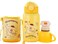 Everyday Delights Sanrio Pom Pom Purin Stainless Steel Insulated Water Bottle with Cup Straw and Bag 500ml  Yellow PN2140