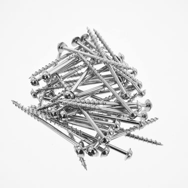 Milescraft 5216 Wood Pocket Hole Screws  7 x 212 Washer Head with Coarse Thread 1000pc Torx Drive SelfTapping for Indoor Use