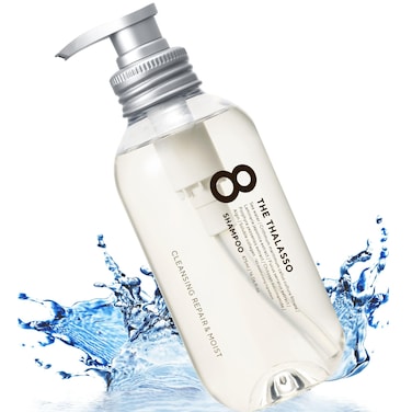 8 THE THALASSO Moist Series Normal to Dry Hair Antiaging Shampoo with High Thalasso Stem Cells Deep Sea Water  Marine Collagen Clarifying  Moisturizing ChemicalFree 475mL 1606 fl oz