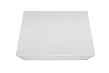 Aspen Creative 32028A Transitional Rectangle Hardback Shape Spider Construction Lamp Shade in White 16 wide Top8  14 Bottom10  16 x Height 10