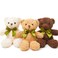DOLDOA Cute Teddy Bear Stuffed Animal Soft Plush Bear Toy for Kids Boys Girlsas a Gift for BirthdayChristmasValentines Day 98 inch 3 Packs3 Colors