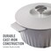 Martha Stewart Eastholm 3Quart Enameled Cast Iron Dutch Oven  Grey
