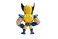 JADA Toys Metalfigs XMen Wolverine 4 DieCast Collectible Figure 100 Diecast Metal Metallic Yellow
