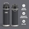 THERMOS ICON SERIES Stainless Steel Water Bottle with Spout  24 Ounce Granite  Vacuum Insulated Water Bottle with Lid