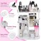 Boxalls Makeup Organizer 360 Degree Rotating Storage MultiFunction Clear Carousel Cosmetic Organizer with 5 Layers Large Capacity Great for Countertop Vanity Bathroom Bedroom Square Shape
