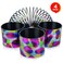 ArtCreativity Metallic Rainbow Coil Springs Set of 4 Plastic Rainbow Coil Springs for Kids Fun Birthday Party Favors for Boys and Girls Goodie Bag Fillers Old School Retro Toys