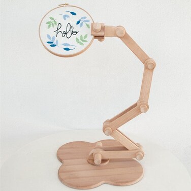 Adjustable Long Frame Stand for Embroideries Cross Stitch Embroidery Stand Large Floor Size