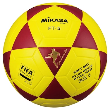 MIKASA FT5 Goal Master Soccer Ball Size 5 Official Footvolley Ball RedYellow