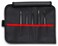 Knipex  5 Pc Stainless Steel Tweezers Set in Tool Roll ESD 920001ESD