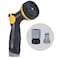 Melnor 65188AMZ RelaxGrip Metal Nozzle MultiPattern Arthritis Foundation Ease of Use Certified Quick Connect Bundle Black Yellow