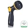 Melnor 65188AMZ RelaxGrip Metal Nozzle MultiPattern Arthritis Foundation Ease of Use Certified Quick Connect Bundle Black Yellow