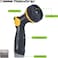 Melnor 65188AMZ RelaxGrip Metal Nozzle MultiPattern Arthritis Foundation Ease of Use Certified Quick Connect Bundle Black Yellow