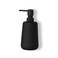 ABBI NIMO Matte Black Ceramic Hand Soap Dispenser for Bathroom Countertop 13 Oz Soft Touch Rubberised Ceramic Soap Dispenser for Kitchen Refillable Lotion Dispenser with Rubber Paint