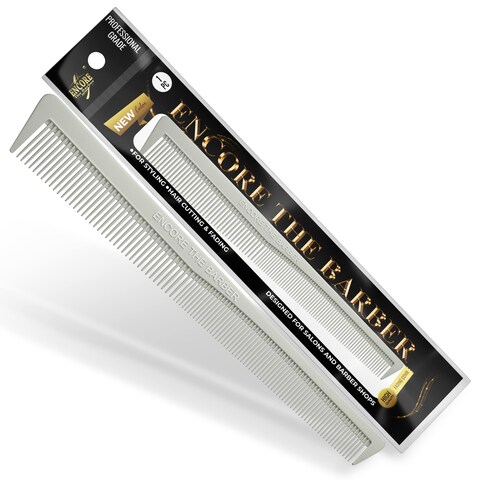 Encore The Barber Fading Comb Heat and Chemical Resistant for Barbers  Hair Stylists