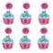LOL Cake Topper  LOL Birthday Party Supplies  Pink Surprise Doll Cake Decorations for baby Theme Party 12 Set