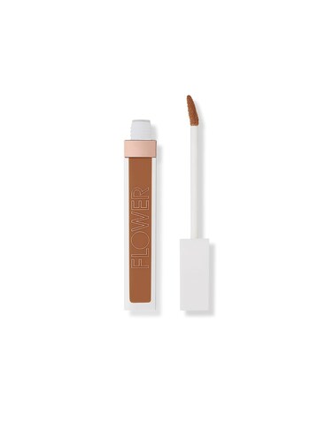 FLOWER BEAUTY By Drew Barrymore Light Illusion Full Coverage Concealer  Diffuse Dark Under Eye Circles  Blurs Blemishes  Weightless Formula  Crease Proof Makeup Almond