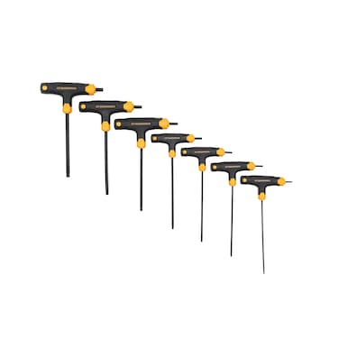 GEARWRENCH 7 Piece SAE THandle Ball End Hex Key Set  83515