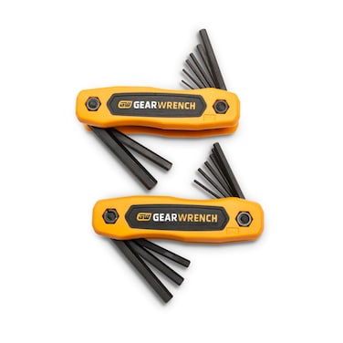 GEARWRENCH 17 Piece SAEMetric Folding Hex Key Set  83510