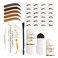 Eyebrow Stamp Stencil Kit Eyebrow Stamp Pomade with 24 Reusable Thin  Thick Brow Stencils Eyebrow Stencils Shaping Kit Definer Dark Brown