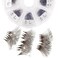 Volume Lash Extensions 10D Brown Premade Fans 500 PCS 007mm 916mm Mixed CD Curl Short Stem Premade Volume Eyelash Extensions Pointed Base Fans by WENDY LASHES 500PCS10D007D 916mm MIXED