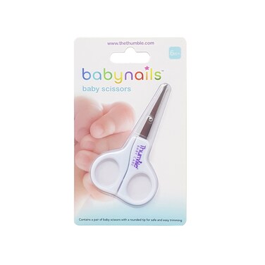Baby Nails Baby Scissors White