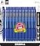 Zebra Pen ZGrip Retractable Ballpoint Pen Medium Point Blue Ink 18Pack Model Number 22258